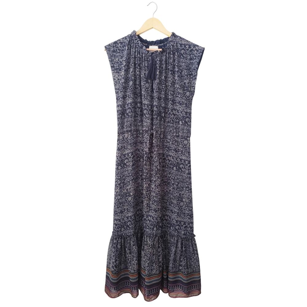 Misa Los Angeles Floral Print Midi Dress Size Small